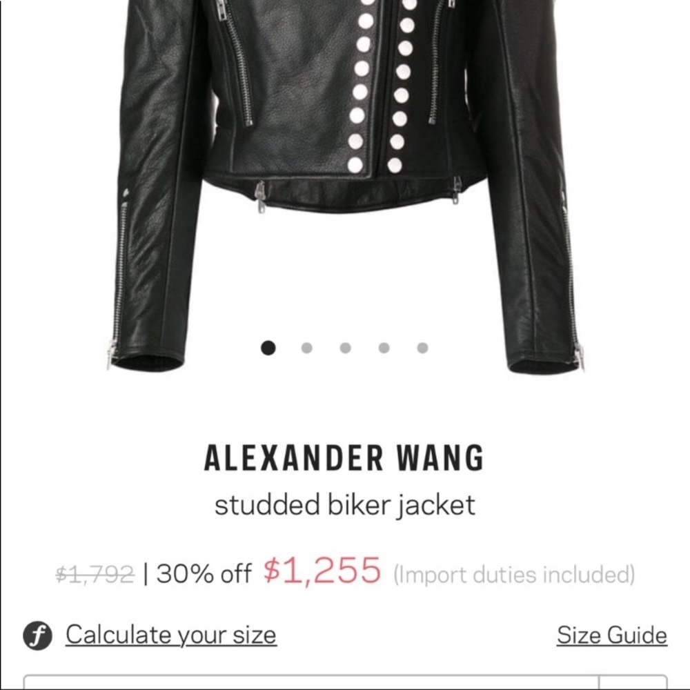 Leather biker jacket - Picture 16 of 16